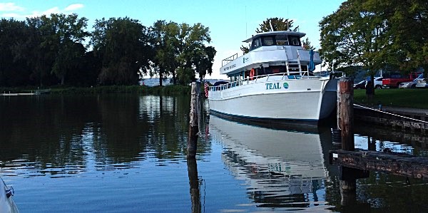 The Teal boat cruise IC3 Blockchain Camp